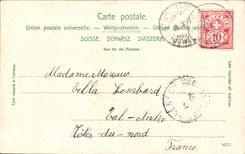 CPA Fluhli Ranft Christ Am Wege nach Melehtnal