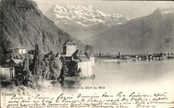 CPA Chillon Et La Dent Midi