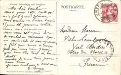 CPA Kleine Scheldegg Mit Jungfrau 