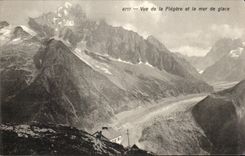 CPA Vue De La Flegere Et La Mer de Glace