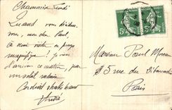 CPA Argentiere Et Le Mont Blanc 