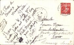 CPA Chamonix Vu A Vol d oiseau 