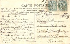 VINTAGE POSTCARD Samois On the Seine Old women Houses of the Musard Corner