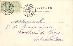 VINTAGE POSTCARD Wood De Vincennes a Bridge