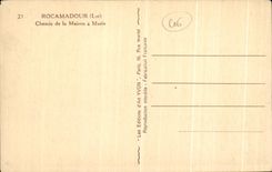 CPA Rocamadour Chemin de La Maison a Marie