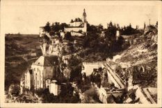 CPA Rocamadour Montee du Calvaire 