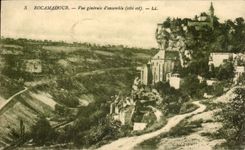 CPA Rocamadour Vue Generale d Ensemble