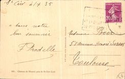 CPA Chateau De Montal Pres de St Cere 