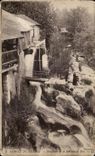 VINTAGE POSTCARD Falls Of Sierroz Monument of the Baroness of Pitcher