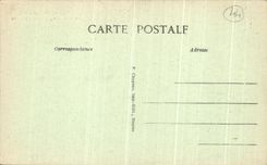 VINTAGE POSTCARD Pouliguen On the Dimension the Bored Rock