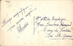 VINTAGE POSTCARD Pouliguen With the Great Dimension Rocks and Split has Pierre Plate