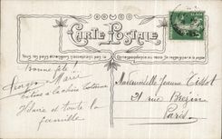 VINTAGE POSTCARD Between a Husband Or This Bonnet it Is necessary to choose Homme