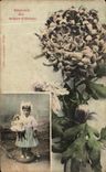 VINTAGE POSTCARD To remember of Sabies D Olonne Child Folklore Costume