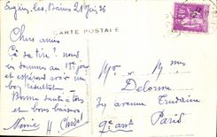 VINTAGE POSTCARD Enghien Les Bains L Hydropathic establishment
