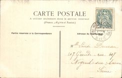 VINTAGE POSTCARD Enghien Les Bains Edges of the lake of North Swan