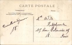 VINTAGE POSTCARD Drill of Fontainebleau L Elephant Elephant