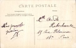 VINTAGE POSTCARD Drill of Fontainebleau Plate of the Cave of the Brigands