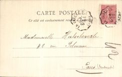 VINTAGE POSTCARD Wood De Vincennes Lake Daumesnil and Temple Romain