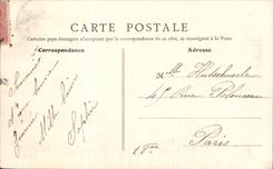 CPA Chateau de Chantilly Le Parc Pont des Grands Hommes