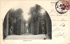 CPA Chateau de Chantilly Allees du Parc