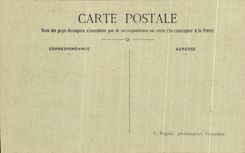 VINTAGE POSTCARD Versailles the Palate considering has Vol D bird