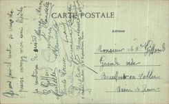 VINTAGE POSTCARD Pouliguen On the Dimension Cliffs and rocks