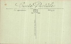 VINTAGE POSTCARD Ruins Of the Rheims Great War ruins towards chanzy Militaria