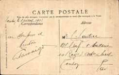 VINTAGE POSTCARD Menton New Gardens and Mountains