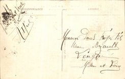 VINTAGE POSTCARD Paris L Apse of Notre Dame and the Seine Panorama Tram