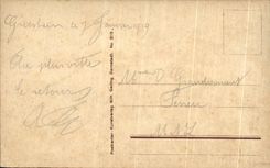 VINTAGE POSTCARD Darmstadt Blick auf Museum und Hof Theater