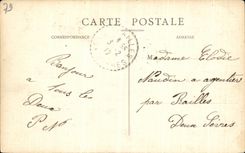 VINTAGE POSTCARD Niort and the Surroundings Separates It and L Church St Andre