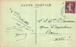 VINTAGE POSTCARD Redon View On the basin