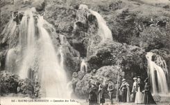 CPA Baume Les Messieurs Cascades Des Tufs