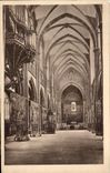 VINTAGE POSTCARD Cathedral Of Strasbourg principal Nave