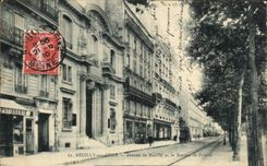 CPA Neuilly sur Seine Avenue de Neuilly et la Banque de France