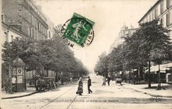 CPA Neuilly sur Seine Avenue de Madrid