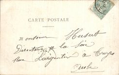 Parque de Clichy de la POSTAL de la VENDIMIA de casa de Denain del protector