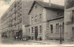 VINTAGE POSTCARD Clichy the Municipal Crib Children