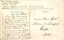 POSTAL Suresnes de la VENDIMIA el montaje de Valerien