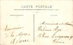 POSTAL Bois de la VENDIMIA de la vuelta de Meudon de la TAPA de la marina