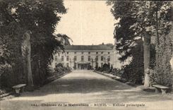 VINTAGE POSTCARD Rueil Main entrance Castle of Malmaison