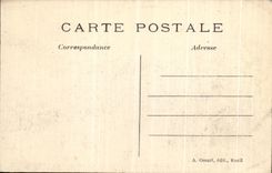 VINTAGE POSTCARD Rueil Main entrance Castle of Malmaison