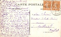 VINTAGE POSTCARD Rueil View of the Castle of Malmaison Old residence of Napoleon 1st and L Josephine empress