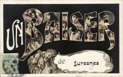 Mujeres del recuerdo de Suresnes de la POSTAL de la VENDIMIA