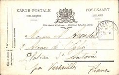 VINTAGE POSTCARD Liege Palate Governor of the Province of Liege