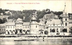 VINTAGE POSTCARD Dining Seen On L Town hall and the Post office