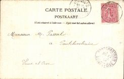 VINTAGE POSTCARD Spa the Small cask