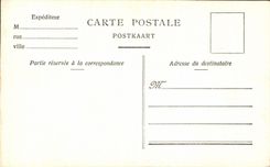 POSTAL Bruselas de la VENDIMIA la columna de congrios