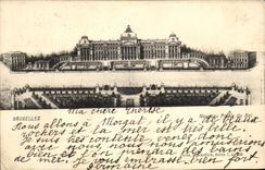 Paladar de Bruselas de la POSTAL de la VENDIMIA nuevo del rey