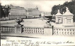 POSTAL Bruselas de la VENDIMIA el lugar del rey